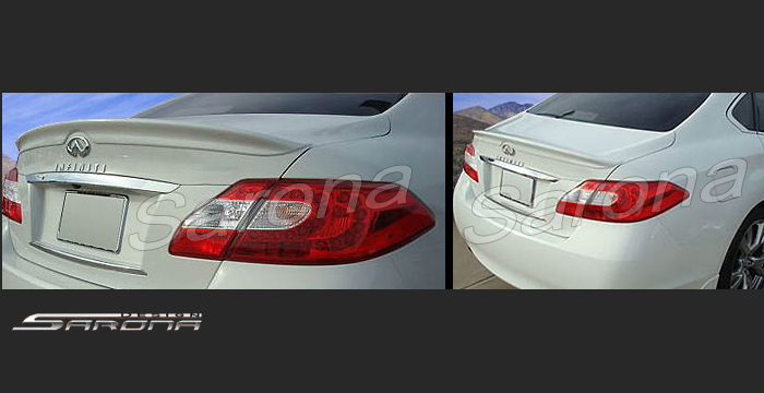 Custom Infiniti M37 Trunk Wing  Sedan (2011 - 2013) - $189.00 (Part #IF-034-TW)